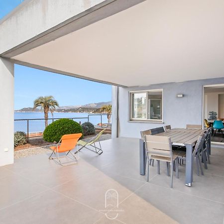 Villa Antoine Appartement Rdj Vue Mer Clim Wifi Parking Plage 50M La Garonne Le Pradet Zewnętrze zdjęcie