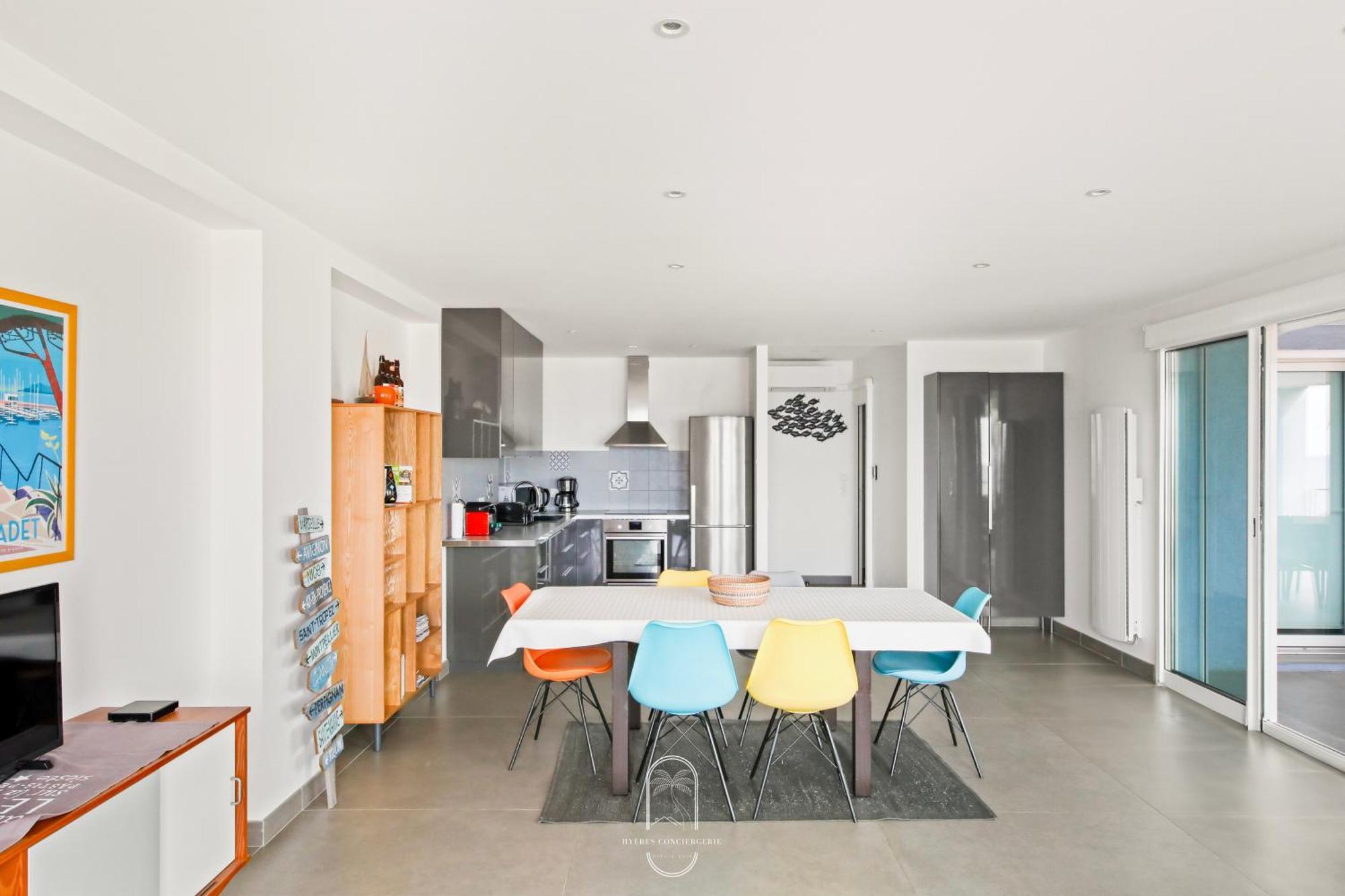 Villa Antoine Appartement Rdj Vue Mer Clim Wifi Parking Plage 50M La Garonne Le Pradet Zewnętrze zdjęcie
