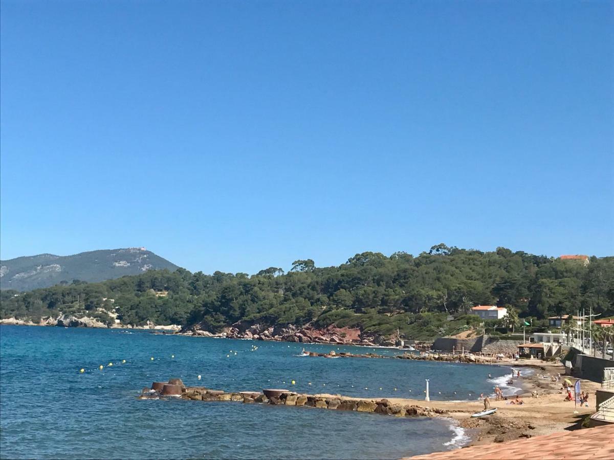 Villa Antoine Appartement Rdj Vue Mer Clim Wifi Parking Plage 50M La Garonne Le Pradet Zewnętrze zdjęcie